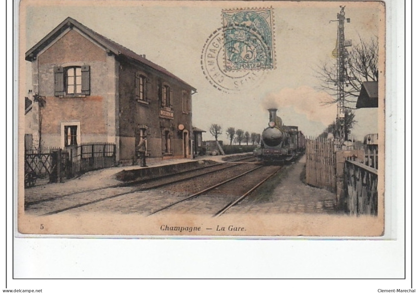 CHAMPAGNE - La Gare - Très Bon état - Champagne Sur Oise