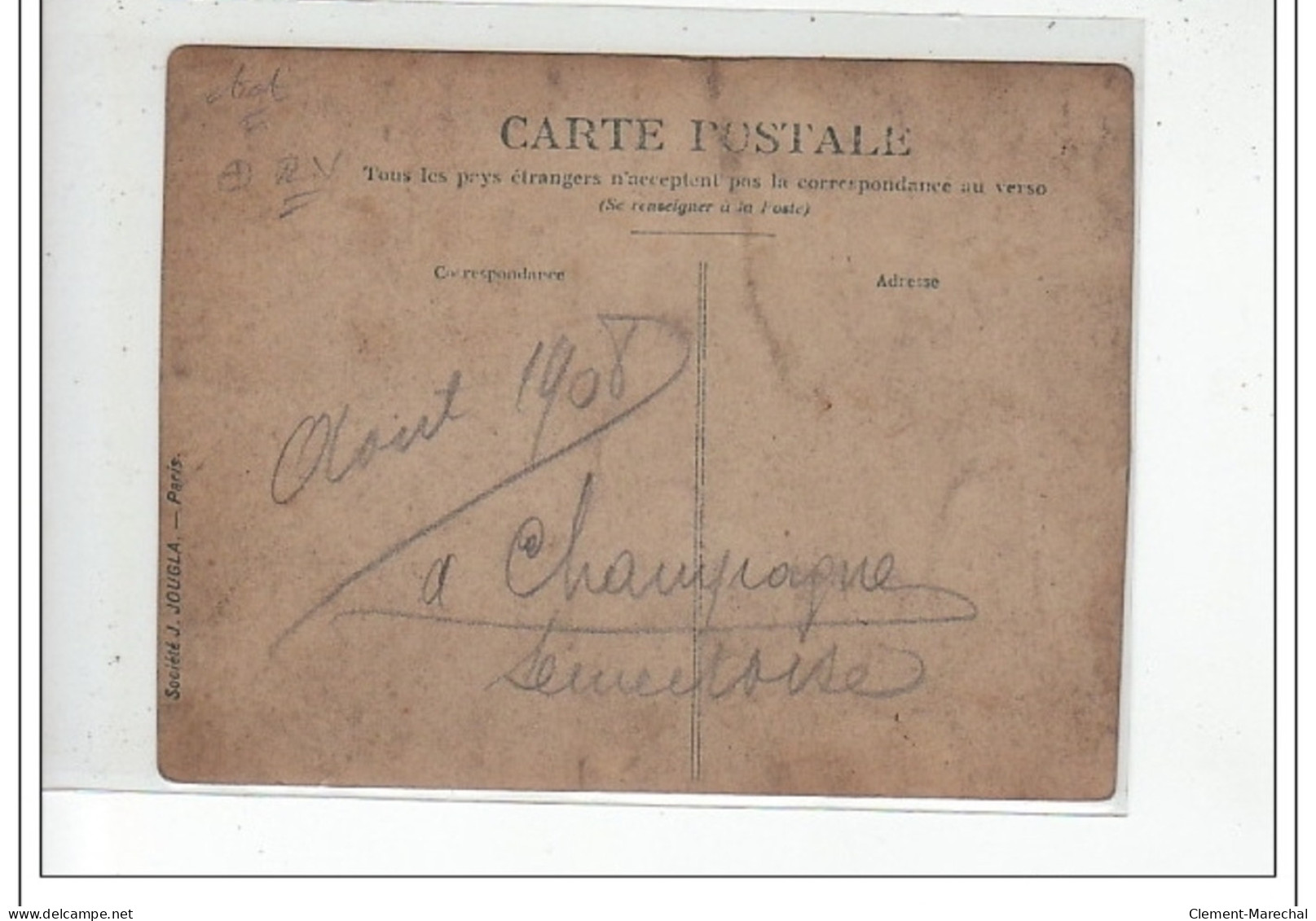 CHAMPAGNE - CARTE PHOTO - Automobile - état - Champagne Sur Oise