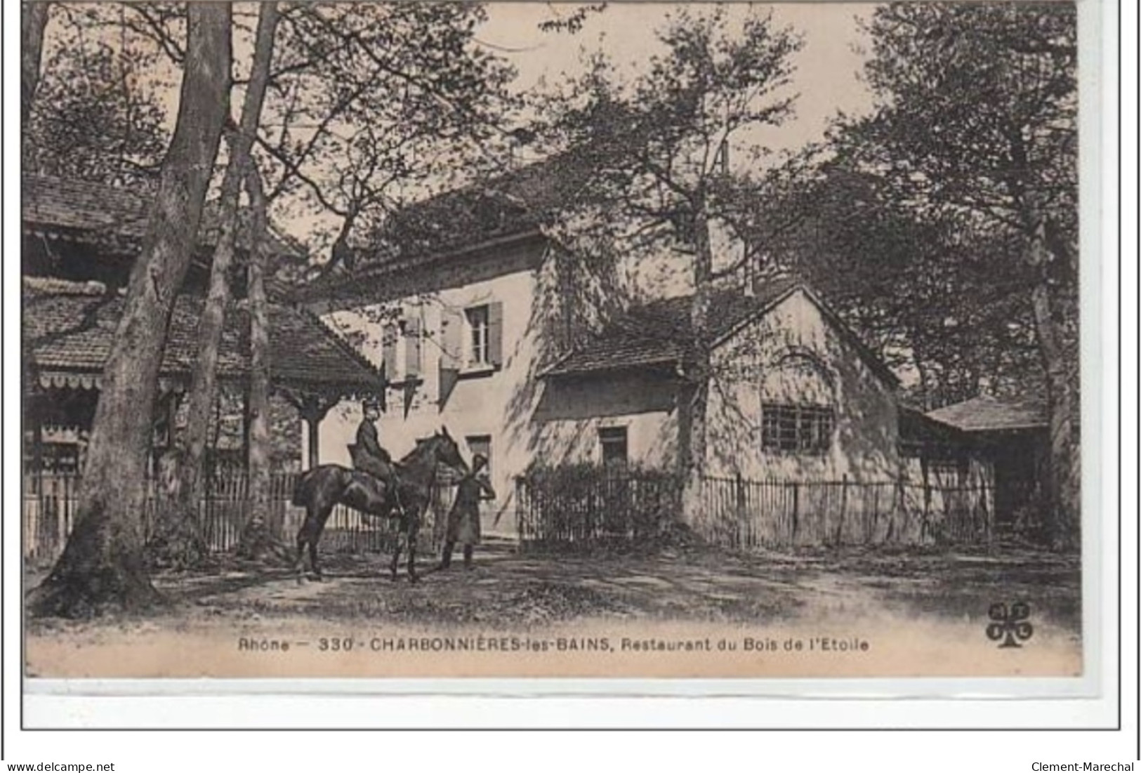 CHARBONNIERE LES BAINS  - Restaurant Du Bois De L'Etoile - Très Bon état - Charbonniere Les Bains