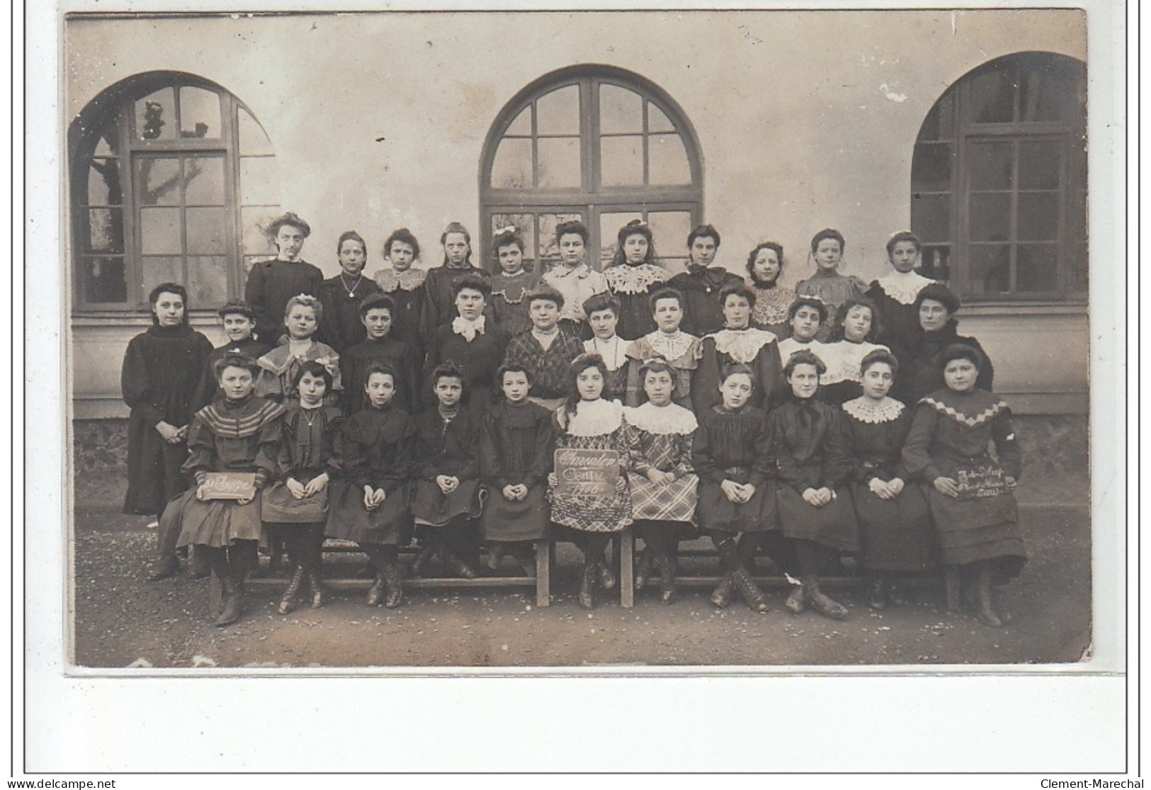 CHARENTON Centre : Carte Photo D'une Classe D'école En 1906 - Très Bon état - Charenton Le Pont