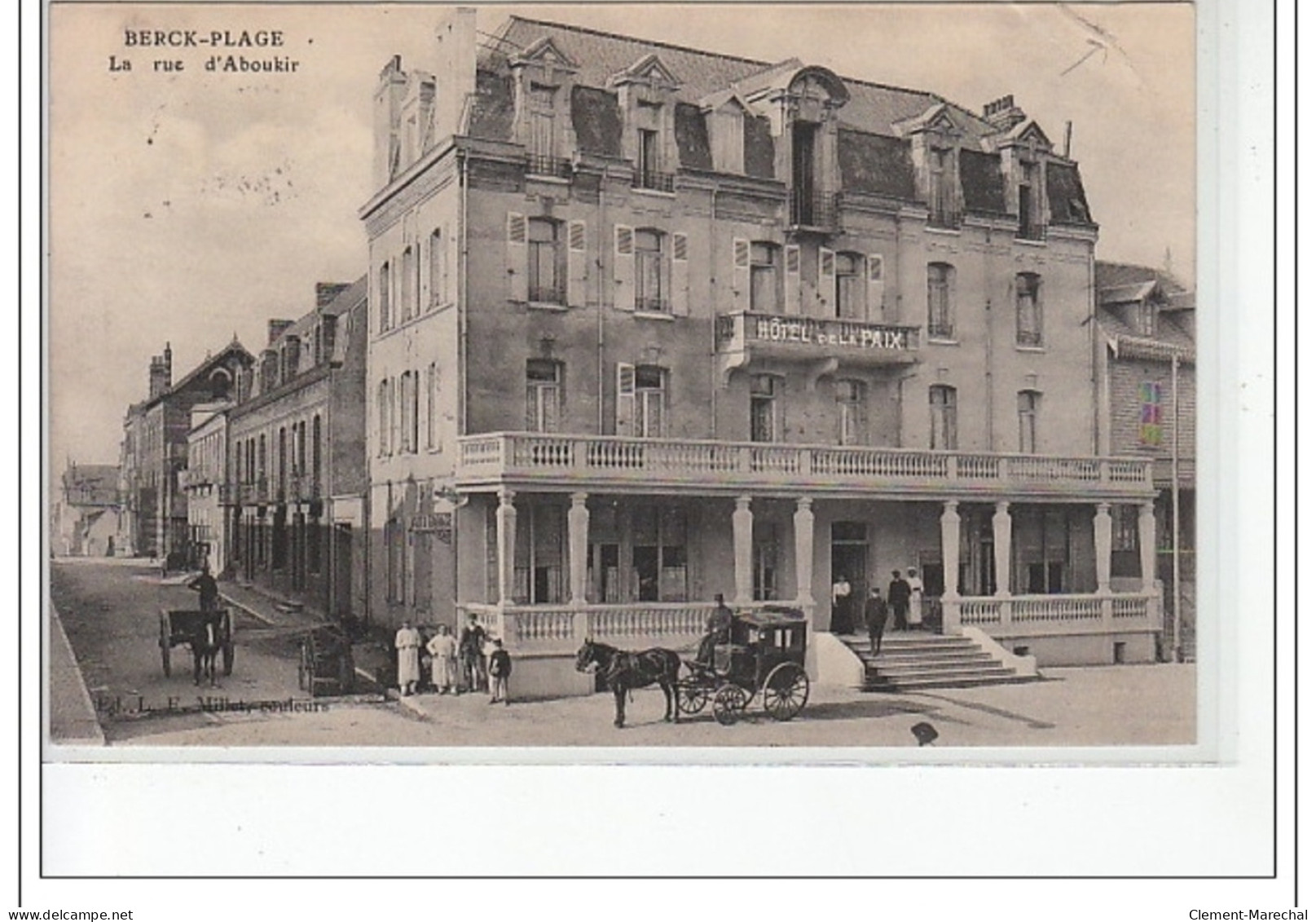 BERCK PLAGE - La Rue D'Aboukir - état - Berck