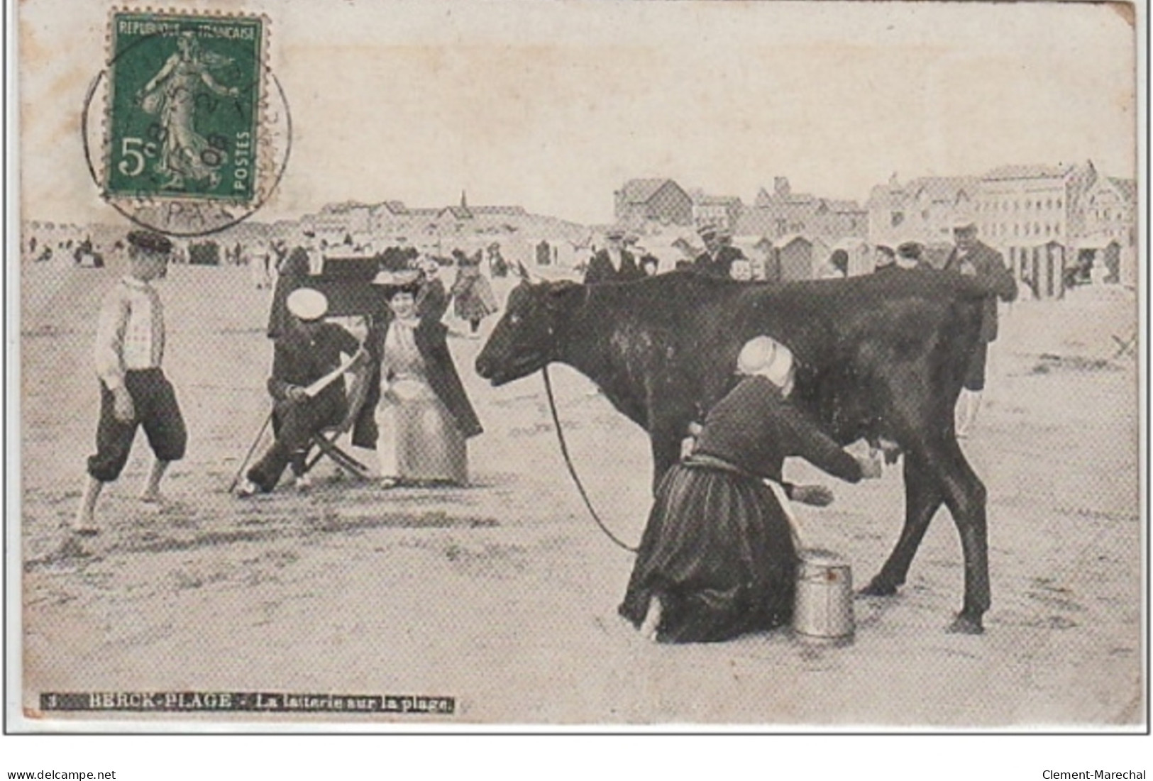 BERCK PLAGE : La Laiterie Sur La Plage - Bon état (un Léger Pli D'angle) - Otros & Sin Clasificación