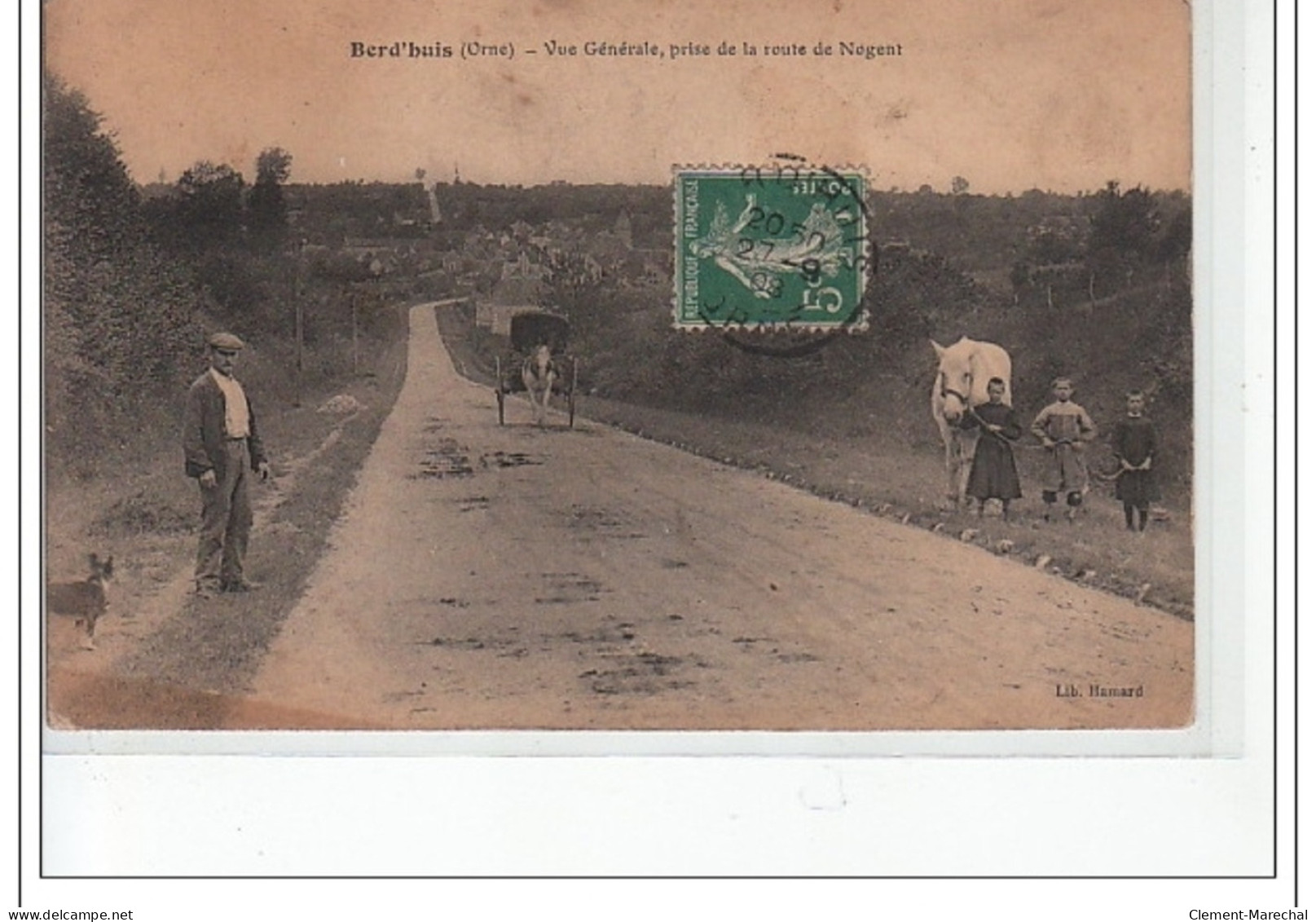 BERD'HUIS - Vue Générale, Prise De La Route De Nogent - Très Bon état - Autres & Non Classés