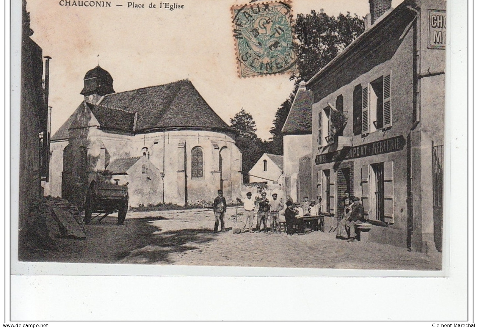 CHAUCONIN - Place De L'Eglise - Très Bon état - Other & Unclassified