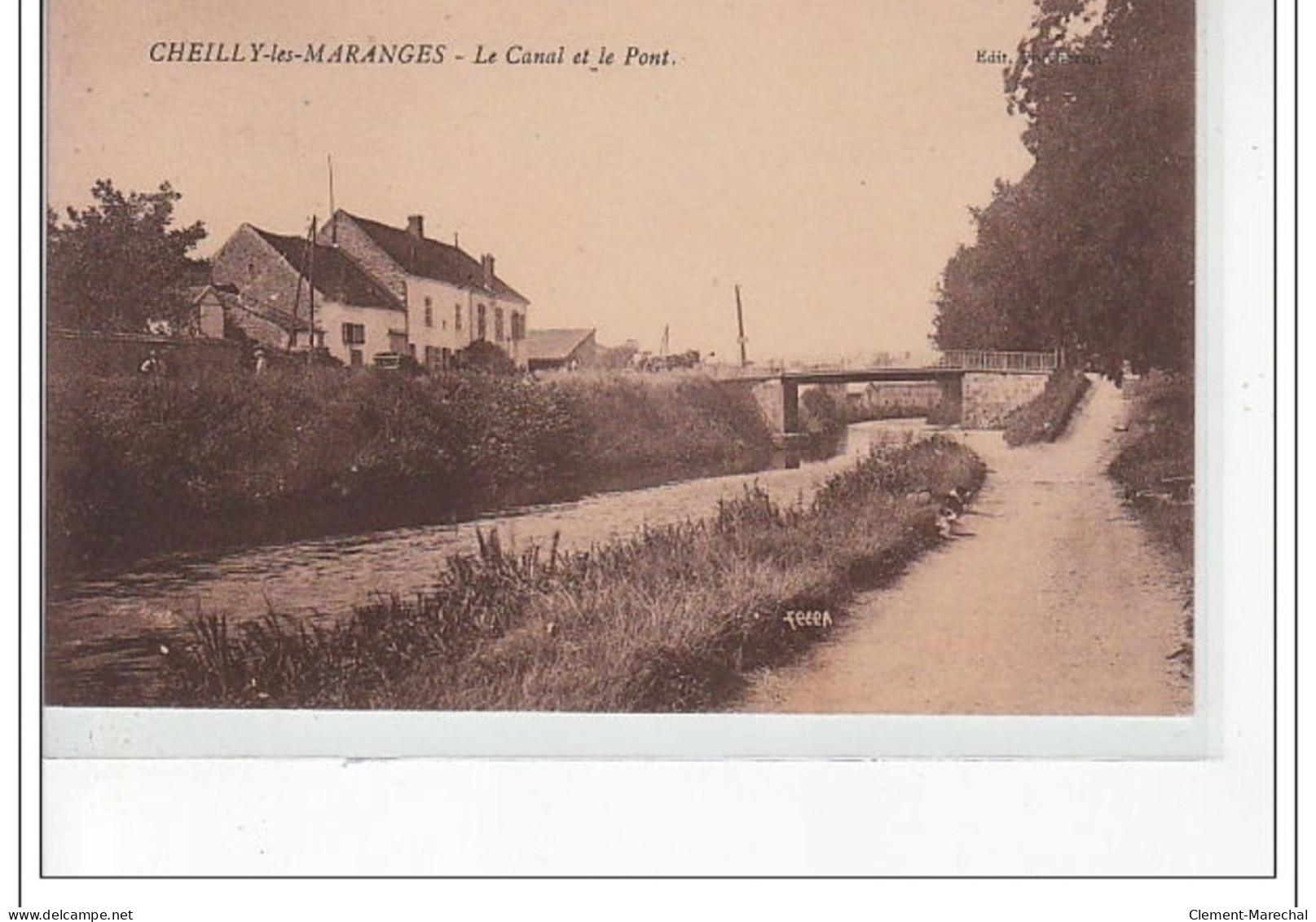 CHEILLY LES MARANGES - Le Canal Et Le Pont - Très Bon état - Other & Unclassified