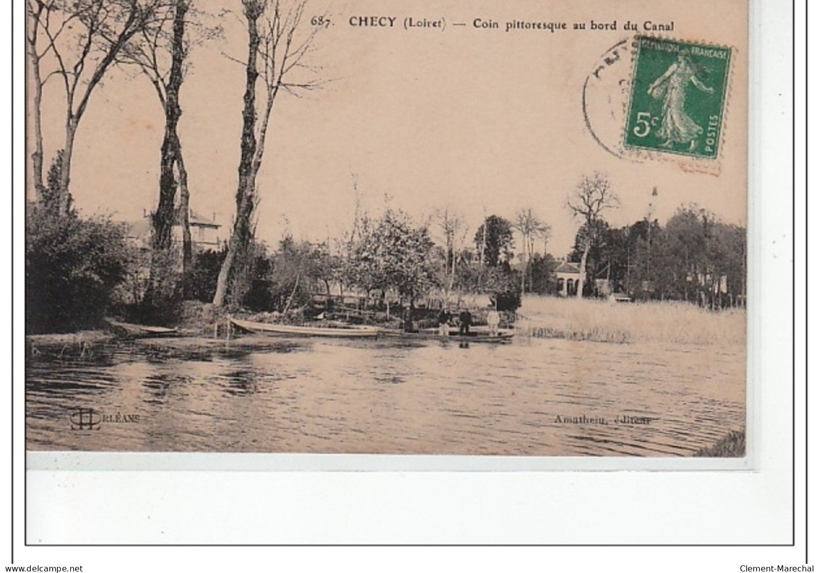 CHECY - Coin Pittoresque Au Bord Du Canal - Très Bon état - Otros & Sin Clasificación