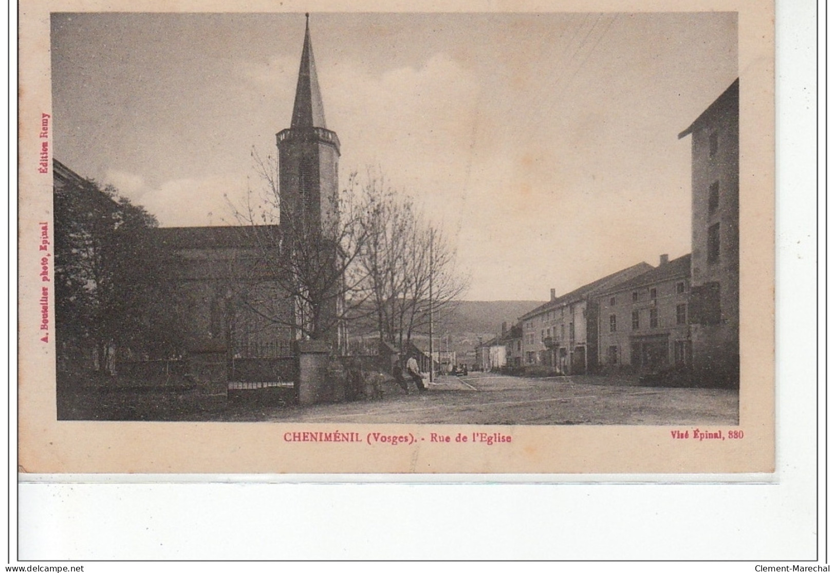 CHENIMENIL - Rue De L'Eglise - Très Bon état - Otros & Sin Clasificación