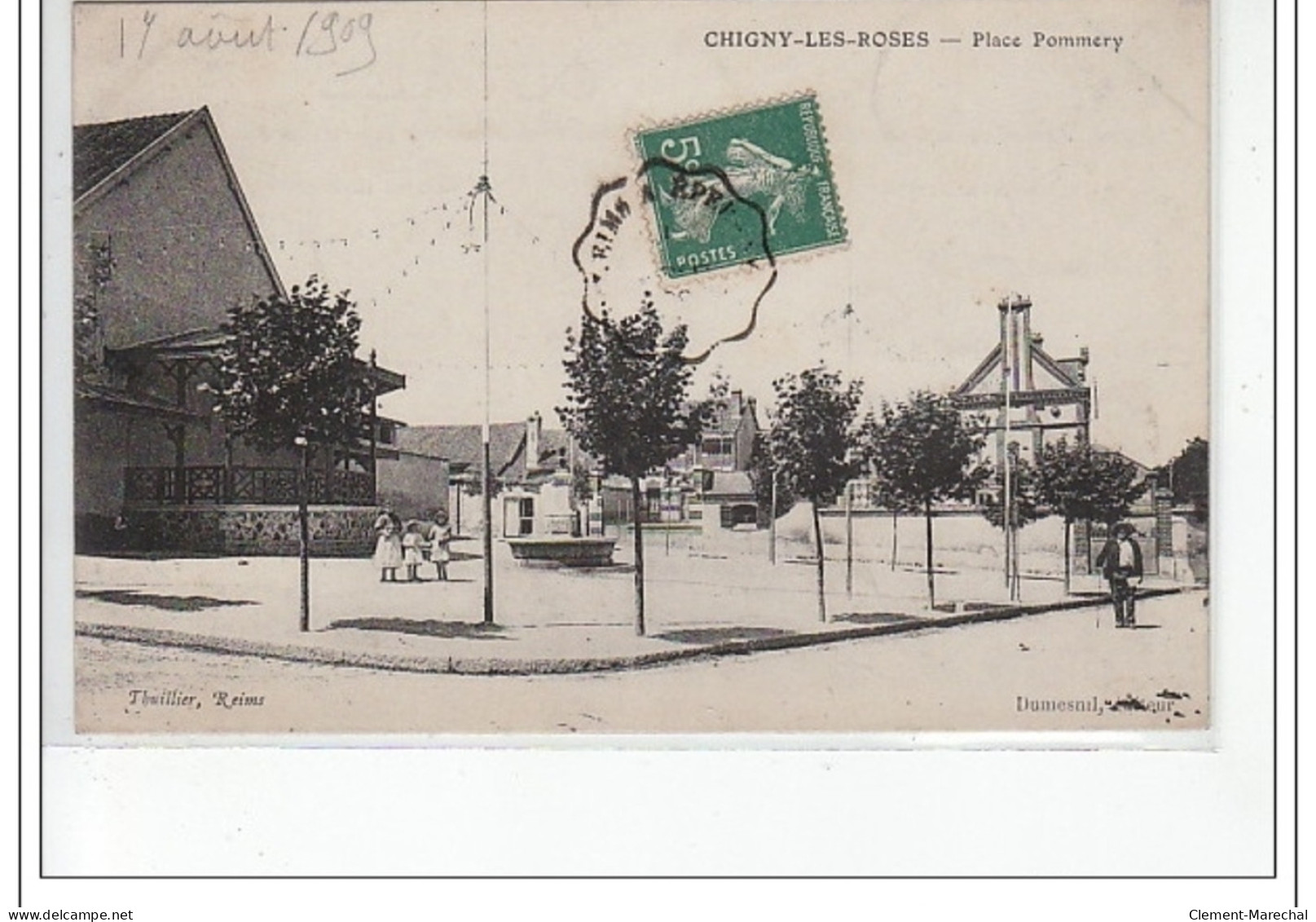 CHIGNY LES ROSES - Place Pommery - Très Bon état - Other & Unclassified