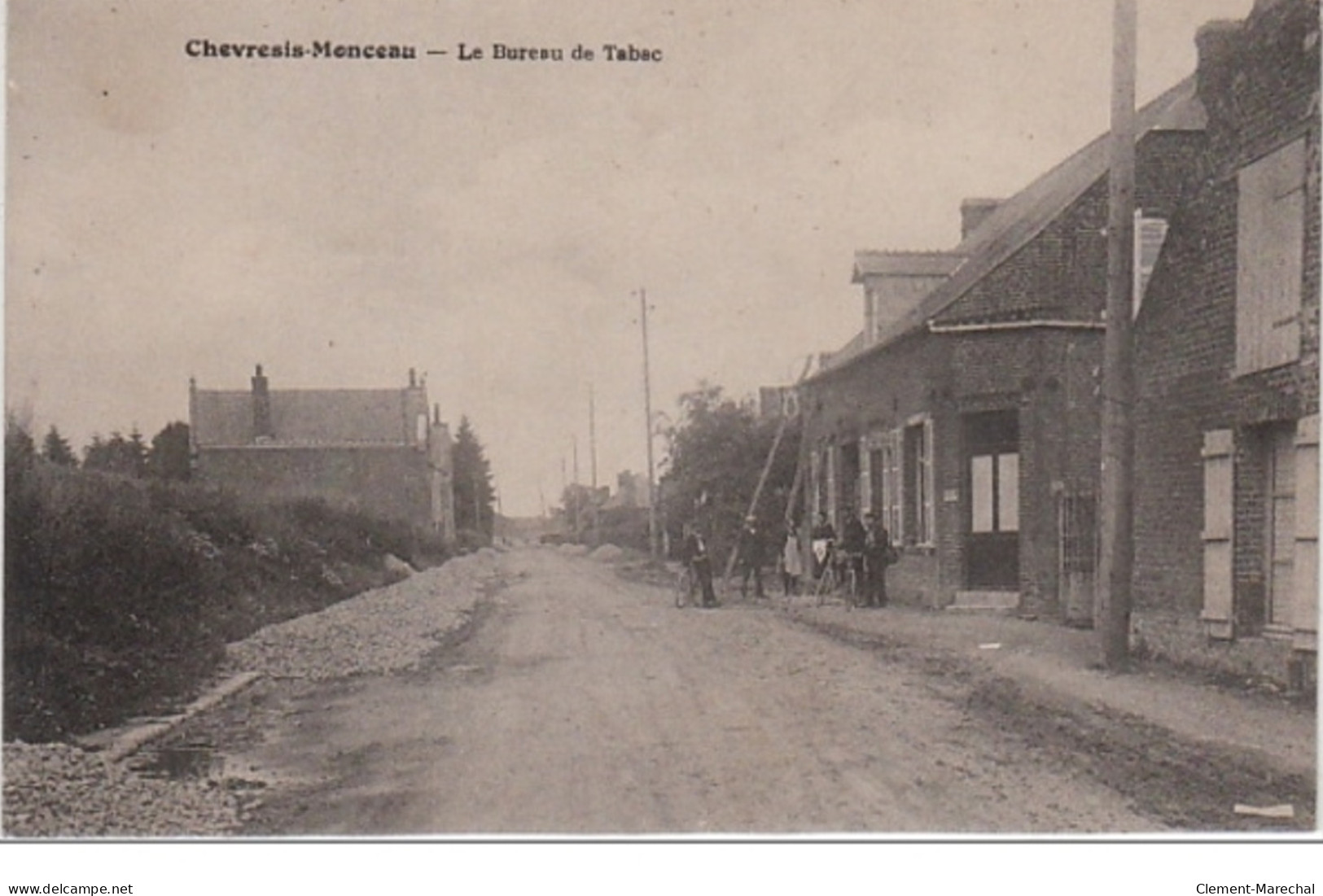 CHEVRESIS MONCEAU : Le Bureau De Tabac Vers 1920 - Très Bon état - Other & Unclassified