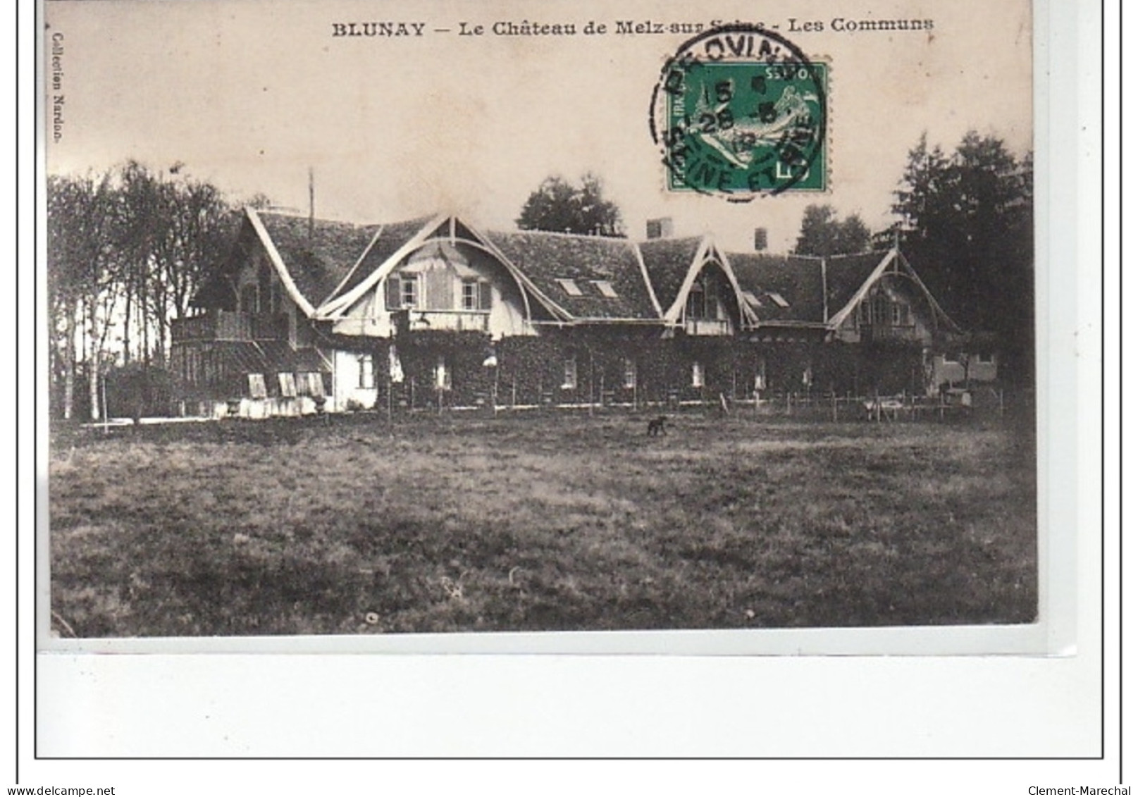 BLUNAY - Le Château De Melz-sur-Seine - Les Communs - Très Bon état - Other & Unclassified