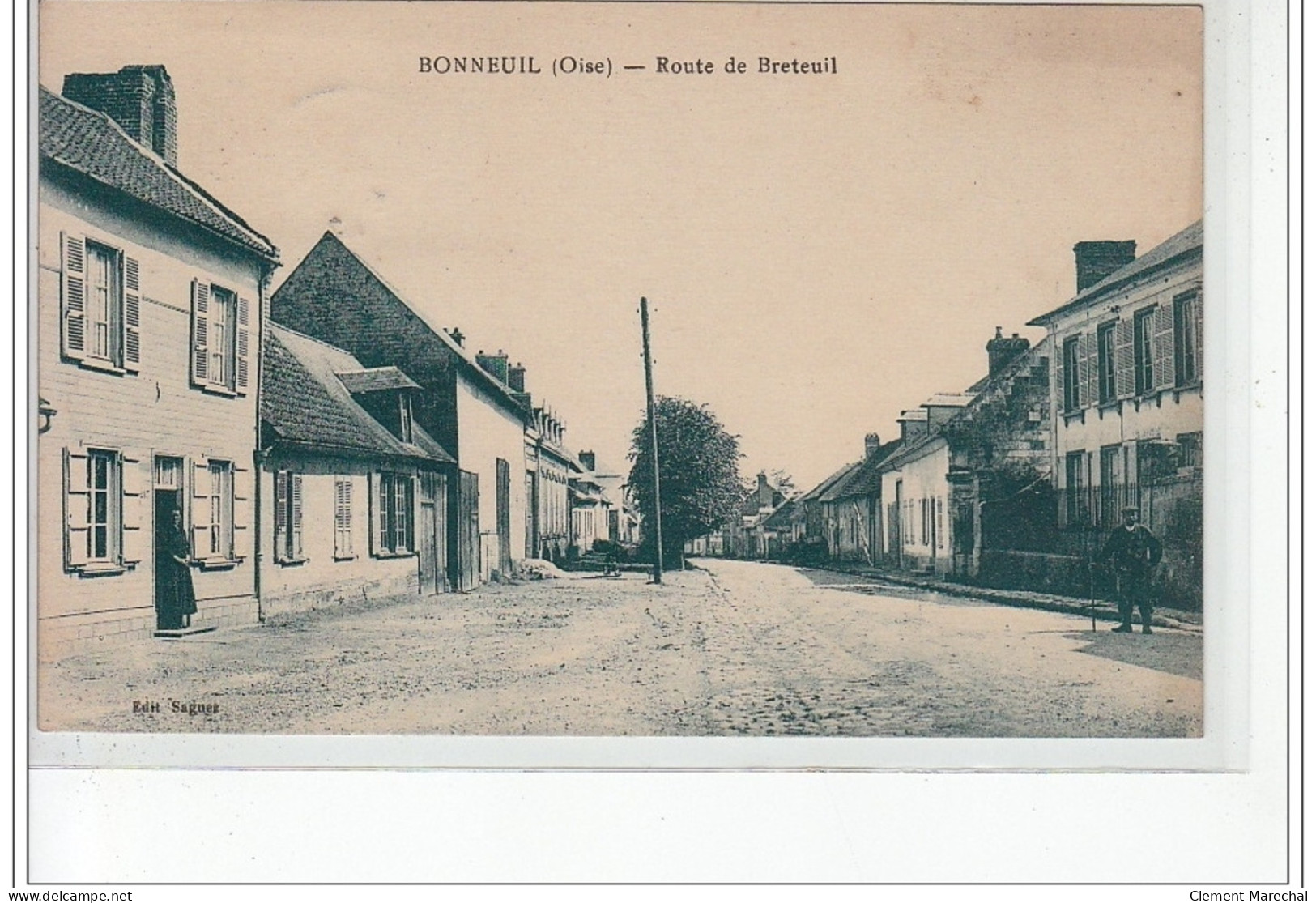 BONNEUIL - Route De Breteuil - Très Bon état - Other & Unclassified