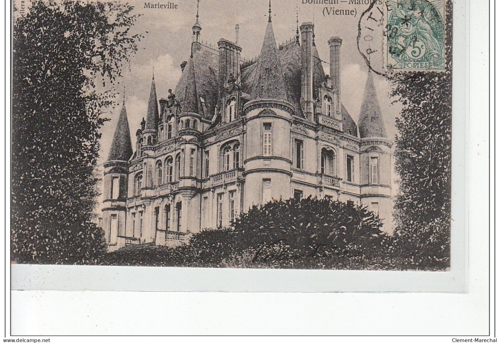 BONNEUIL-MATOURS - Le Château De Marieville - Très Bon état - Sonstige & Ohne Zuordnung