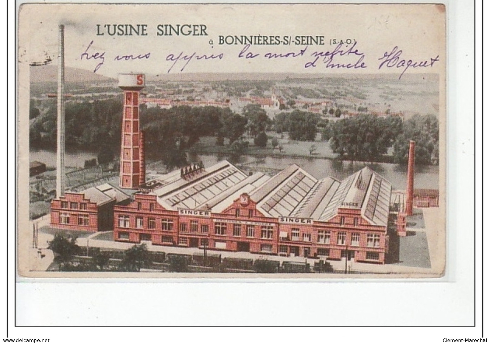 BONNIERES SUR SEINE - L'usine Singer - Très Bon état - Bonnieres Sur Seine