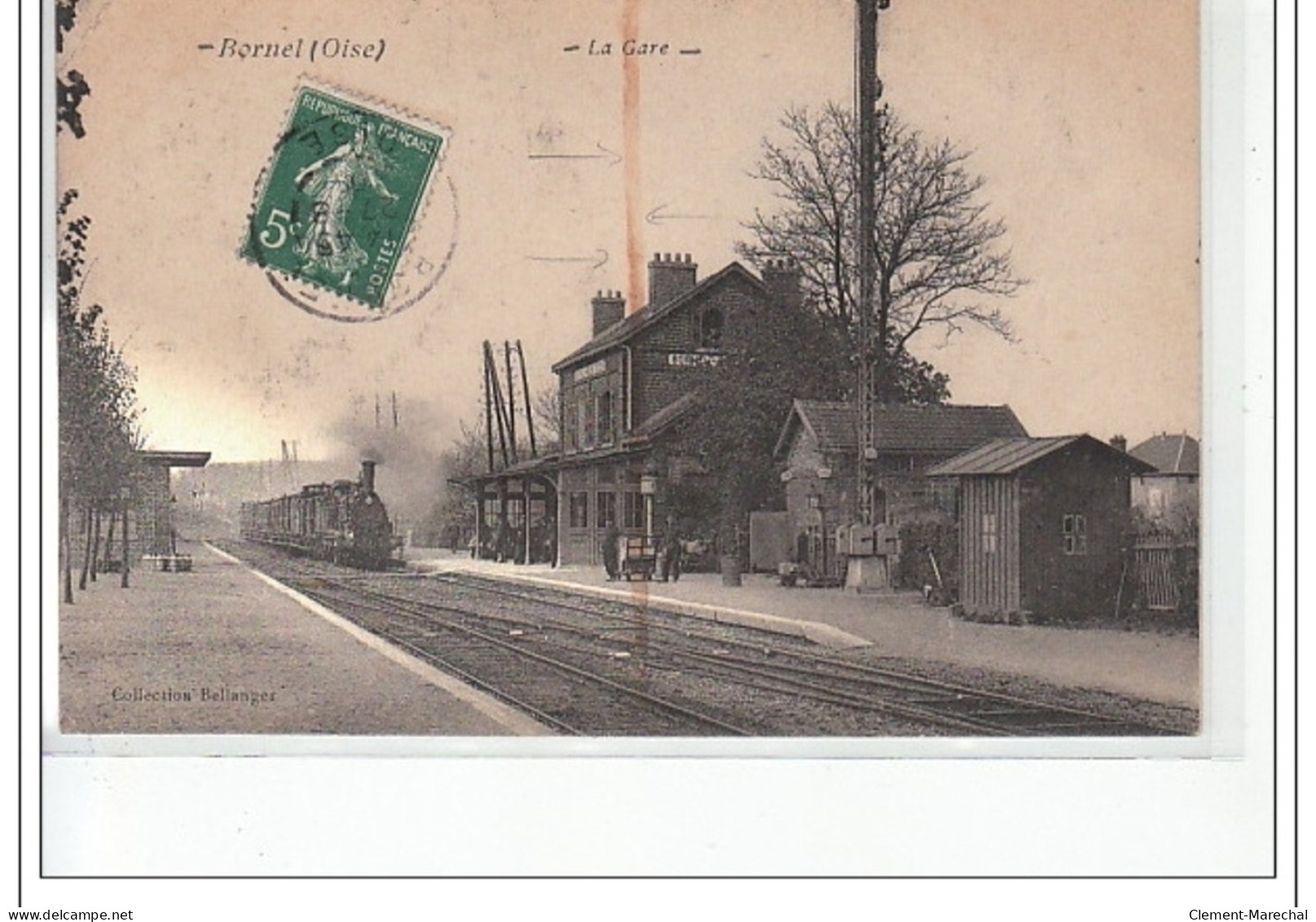 BORNEL - La Gare - état - Other & Unclassified