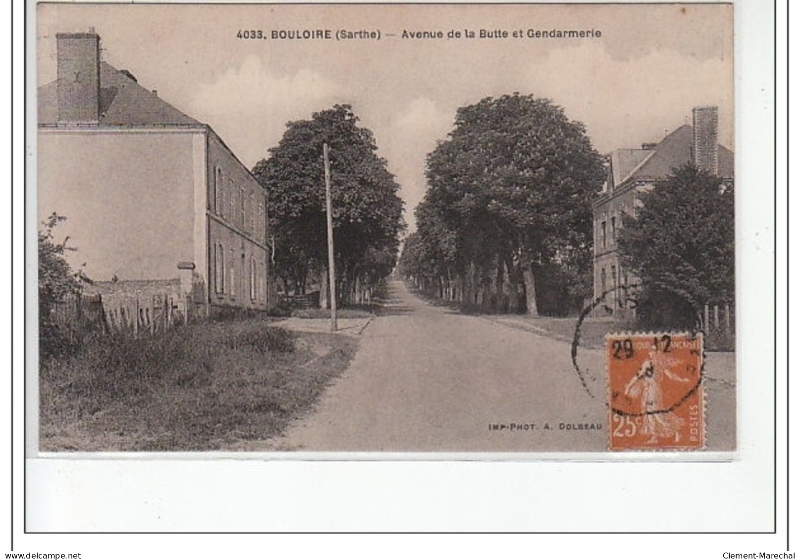 BOULOIRE - Avenue De La Butte Et Gendarmerie - Très Bon état - Bouloire