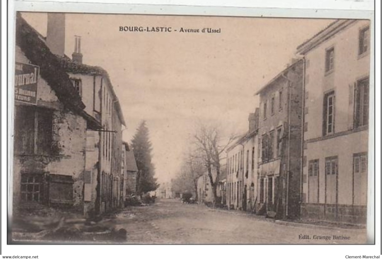 BOURG LASTIC : Avenue D'Ussel - Très Bon état - Other & Unclassified