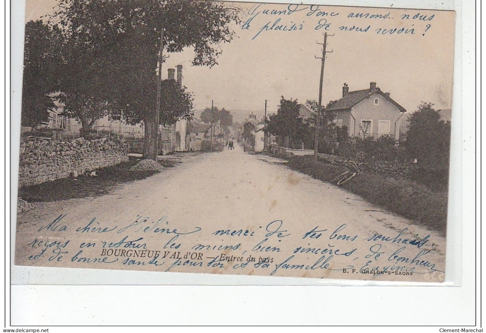 BOURGNEUF VAL D'OR -  Entrée Du Pays - Très Bon état - Otros & Sin Clasificación