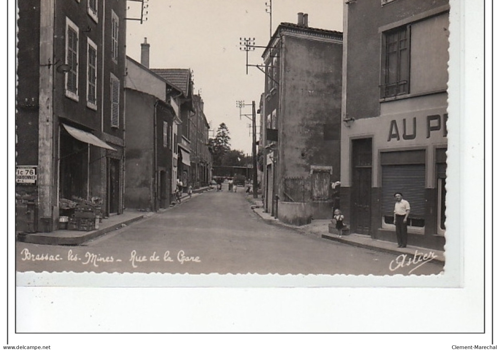 BRASSAC LES MINES - Rue De La Gare - Très Bon état - Other & Unclassified