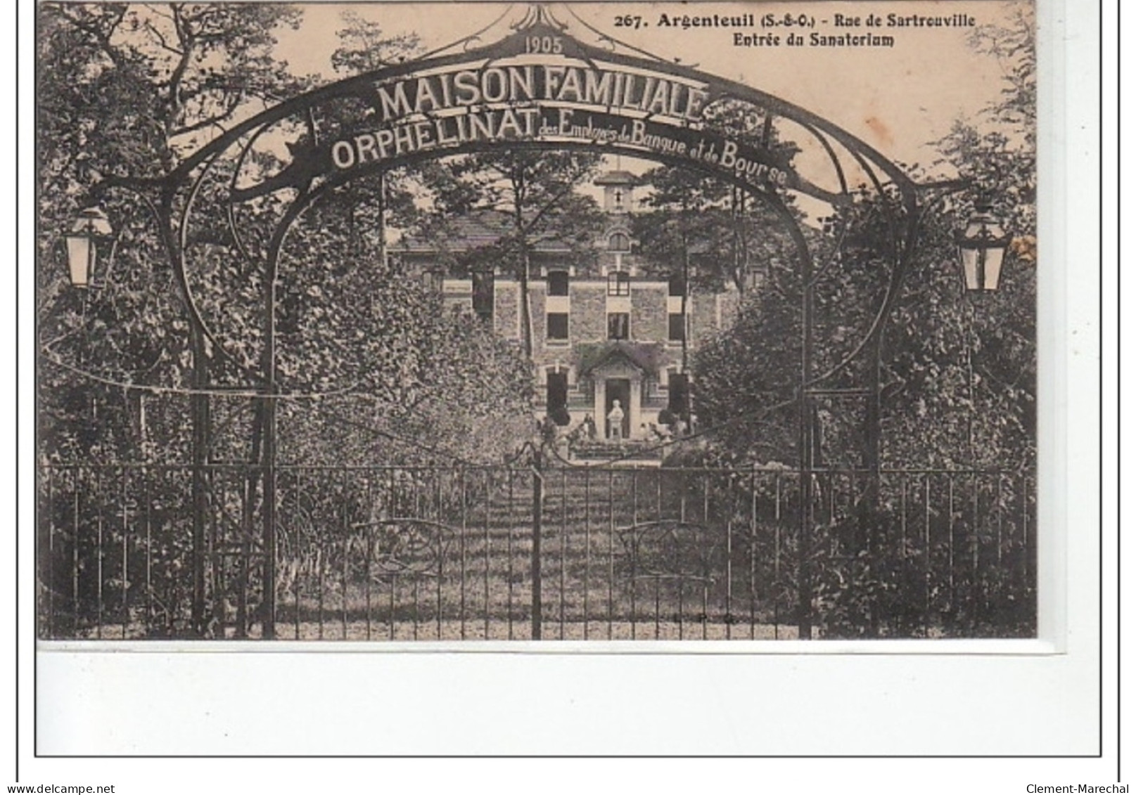 ARGENTEUIL - Rue De Satrouville - Entrée Du Sanatorium - Très Bon état - Argenteuil