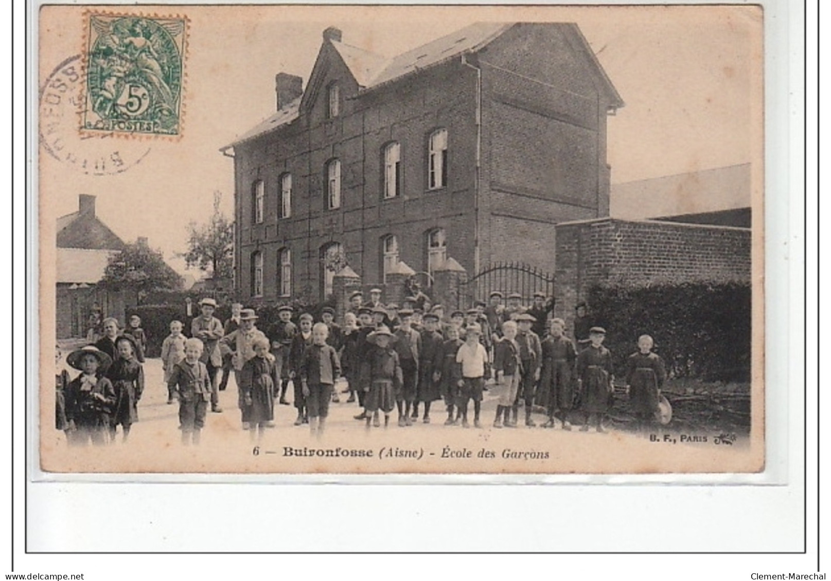 BUIRONFOSSE - Ecole Des Garçons - état (traces) - Other & Unclassified