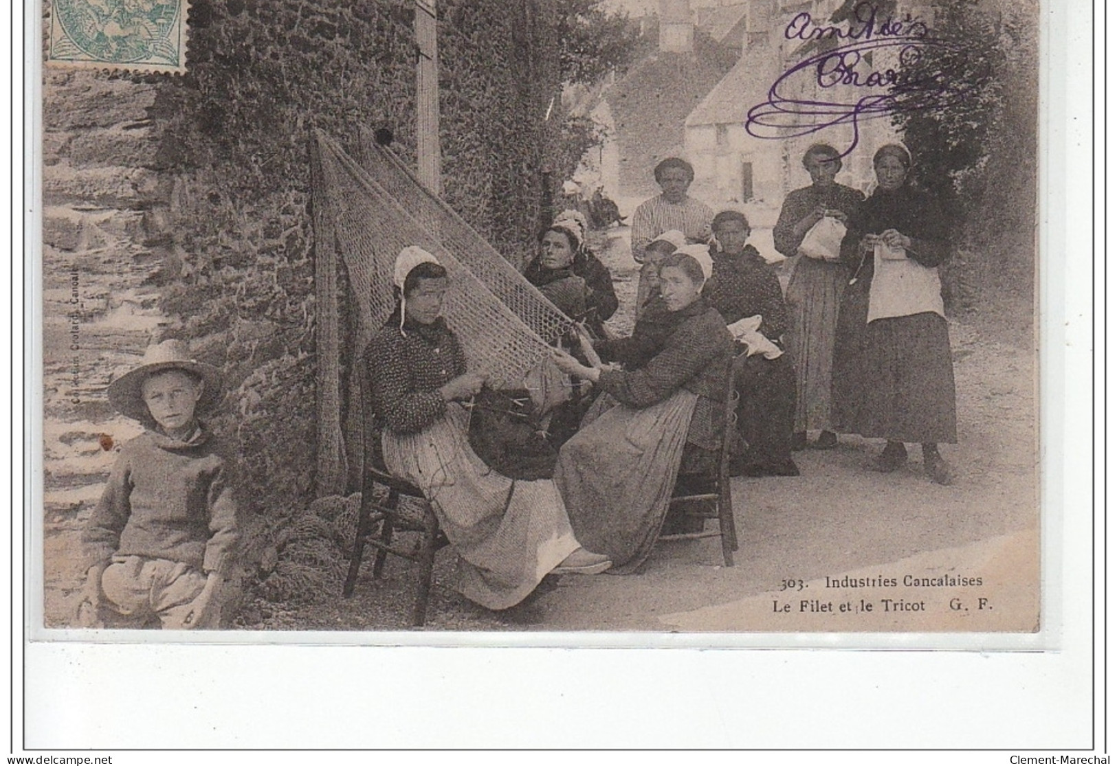 CANCALE - Industrie Cancalaise - Le Filet Et Le Tricot - Très Bon état - Cancale