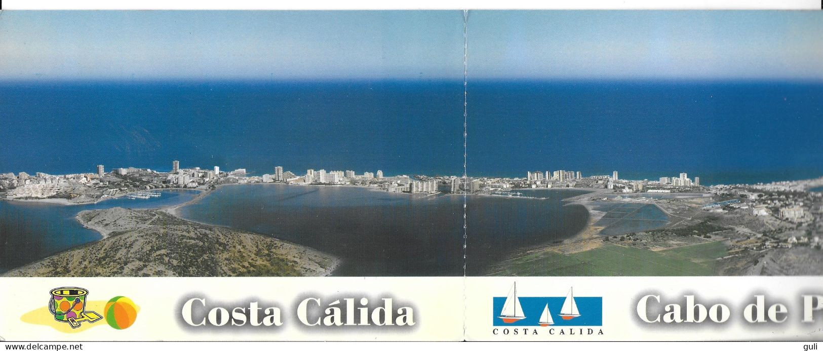 Espagne > MURCIA Murcie COSTA CALIDA LA MANGA CABO DE PALOS Vue Panoramique CPM AVEC 3 VOLETS  *PRIX FIXE - Murcia