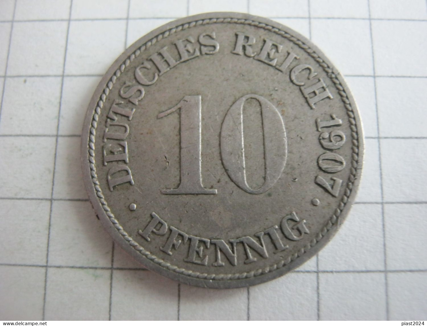 Germany 10 Pfennig 1907 G - 10 Pfennig
