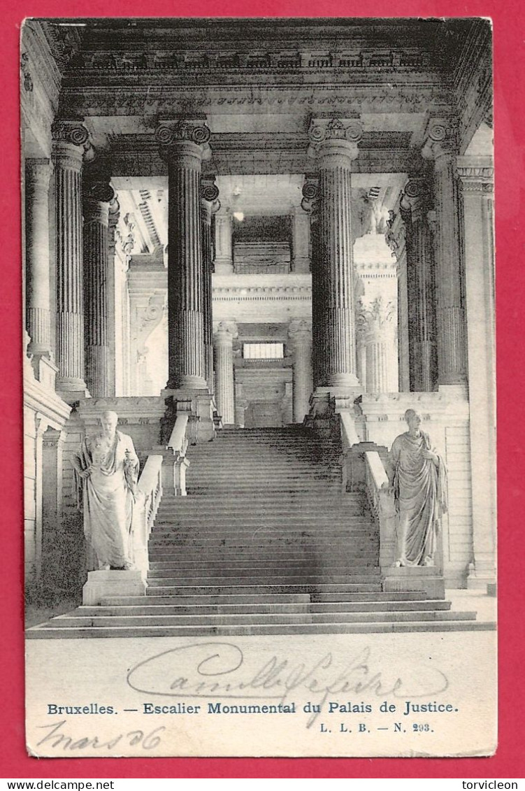 C.P. Bruxelles = Palais  De  Justice  :  Escalier  Monumental - Brüssel (Stadt)