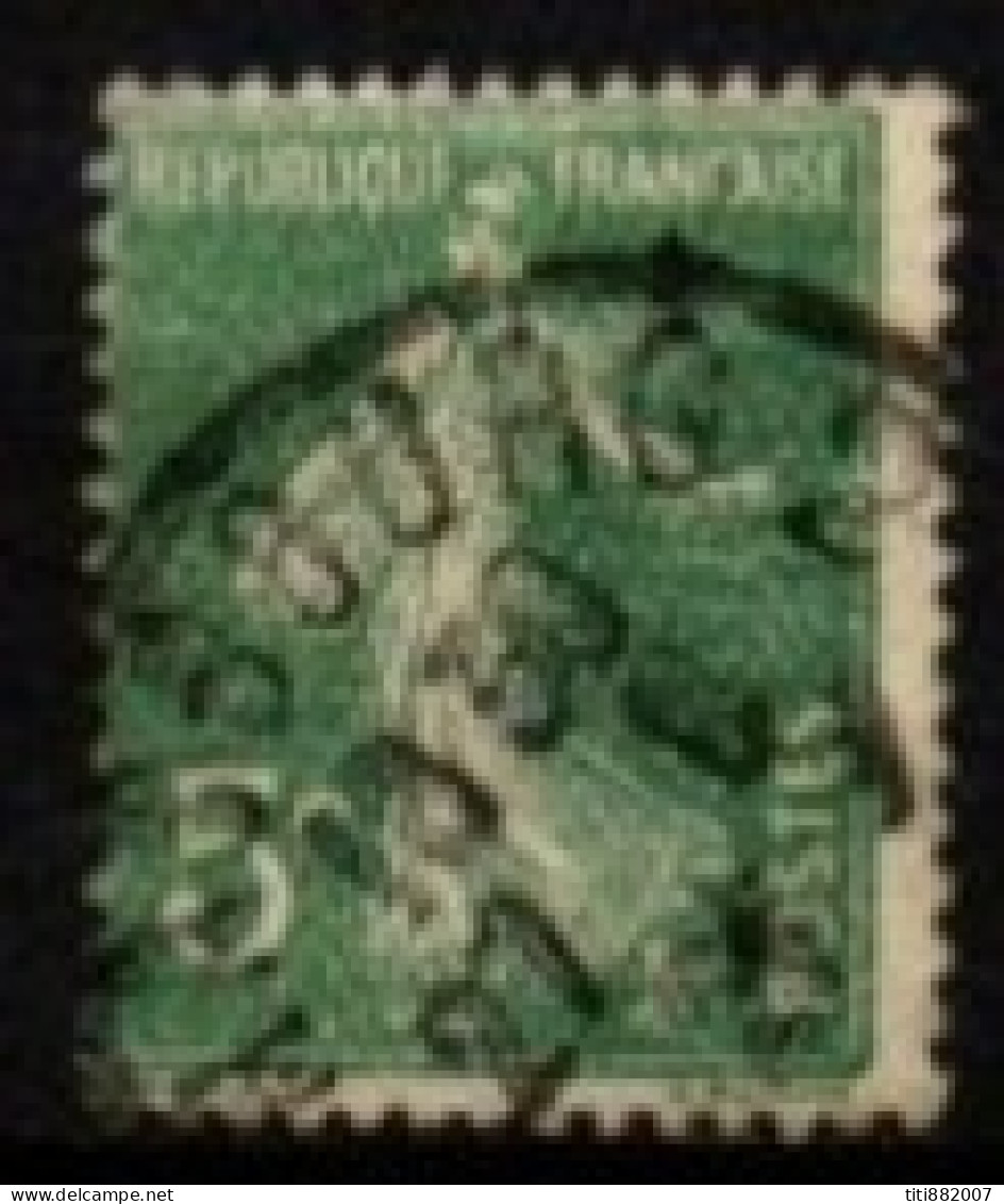FRANCE    -   1907 .   Y&T N° 137 Oblitéré  . Neige - Gebruikt