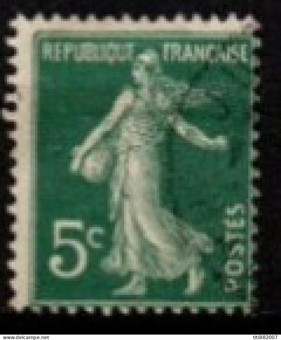 FRANCE    -   1907 .   Y&T N° 137 Oblitéré  . Points  Blancs - Oblitérés