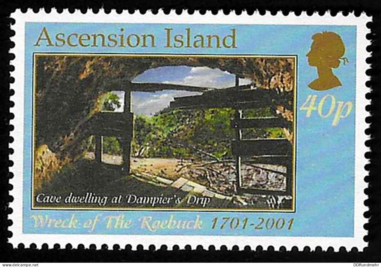 2001 Cave Dwelling Michel AC 840 Stamp Number AC 771 Yvert Et Tellier AC 781 Stanley Gibbons AC 817 Xx MNH - Ascension (Ile De L')