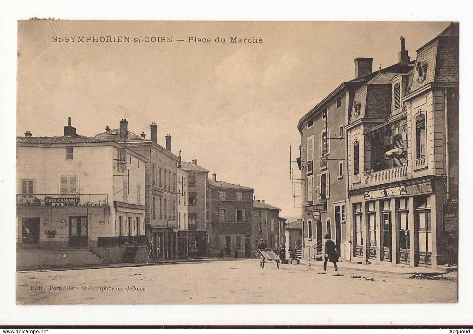 Rhône Saint Symphorien Sur Coise Place Du Marché - Saint-Symphorien-sur-Coise