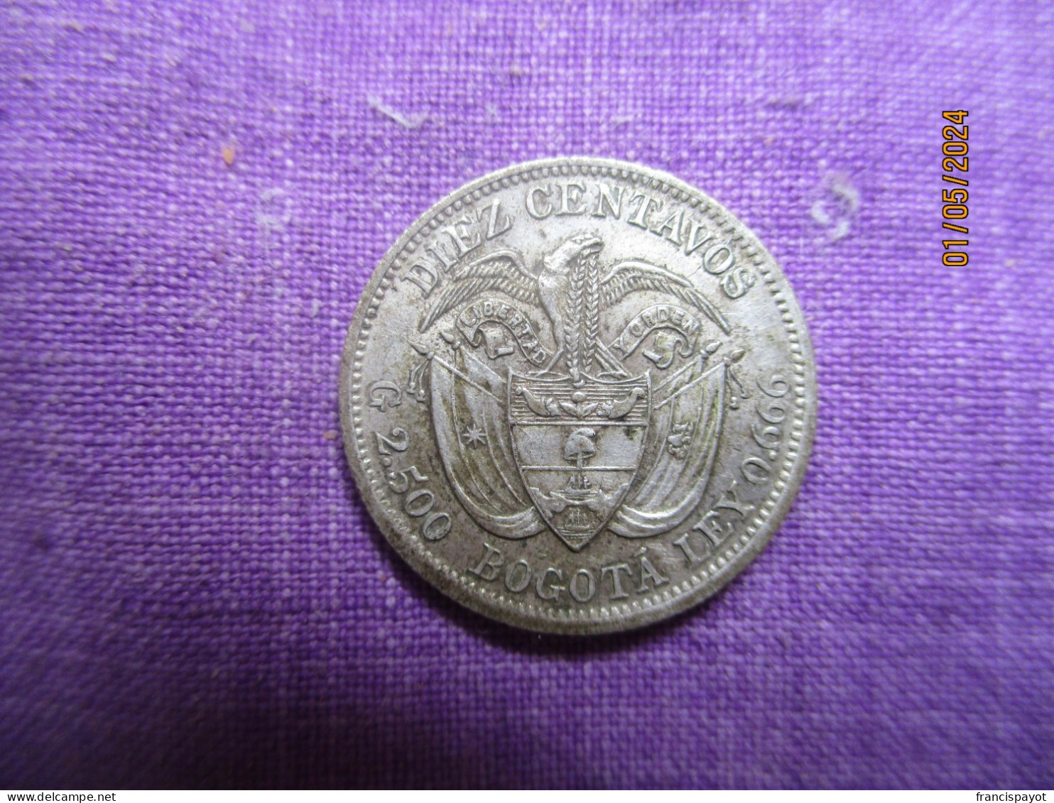Colombia: 10 Centavos 1897 - Colombie