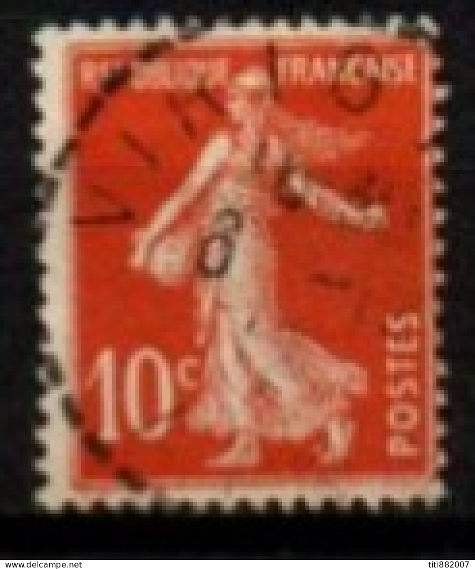 FRANCE    -   1907 .   Y&T N° 138 Oblitéré  . 2°signature Illisible - Used Stamps
