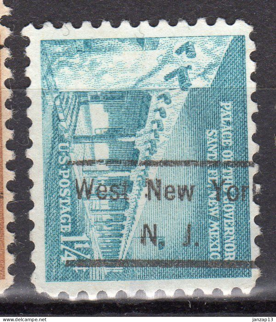 NJ-740; USA Precancel/Vorausentwertung/Preo; WEST NEW YORK (NJ), Type 809 - Prematasellado