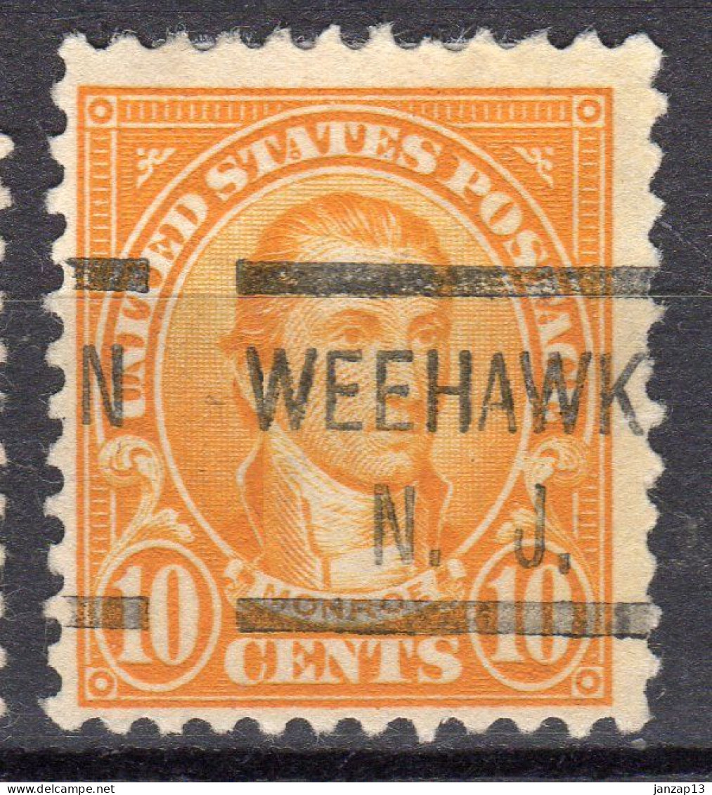 NJ-728; USA Precancel/Vorausentwertung/Preo; WEEHAWKEN (NJ), Type 513 - Precancels