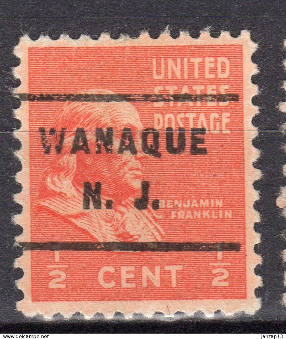 NJ-717; USA Precancel/Vorausentwertung/Preo; WANAQUE (NJ), Type 717 - Precancels