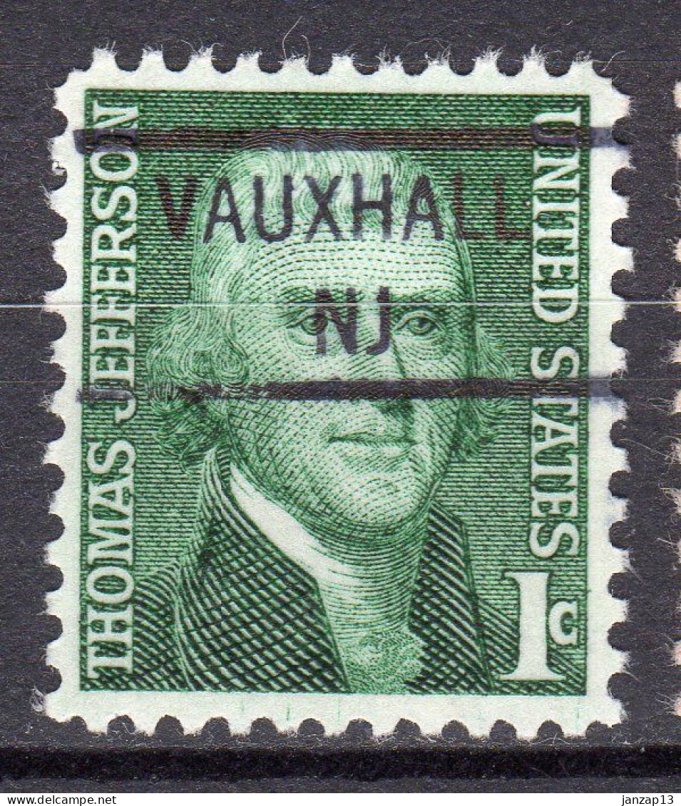 NJ-709; USA Precancel/Vorausentwertung/Preo; VAUXHALL (NJ), Type 841 - Precancels