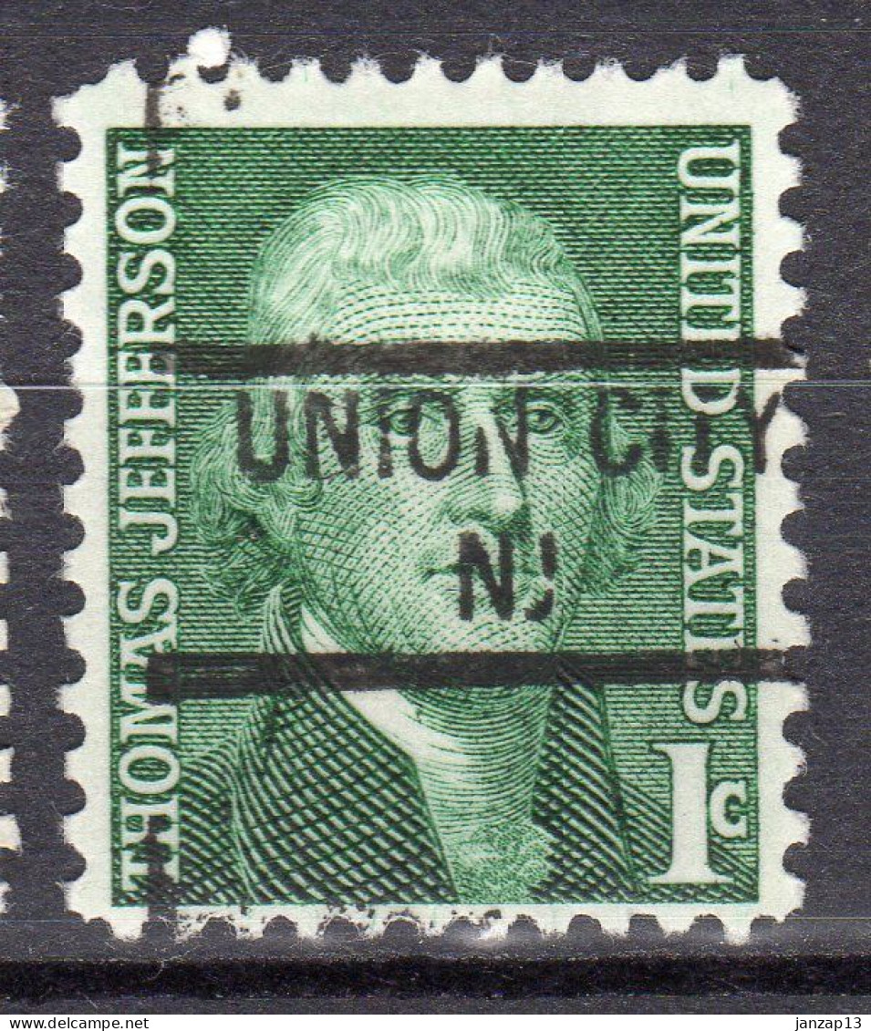 NJ-706; USA Precancel/Vorausentwertung/Preo; UNION CITY (NJ), Type 841 - Préoblitérés