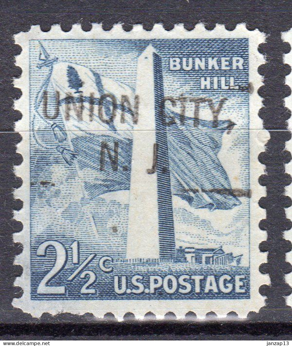 NJ-705; USA Precancel/Vorausentwertung/Preo; UNION CITY (NJ), Type 804 - Préoblitérés