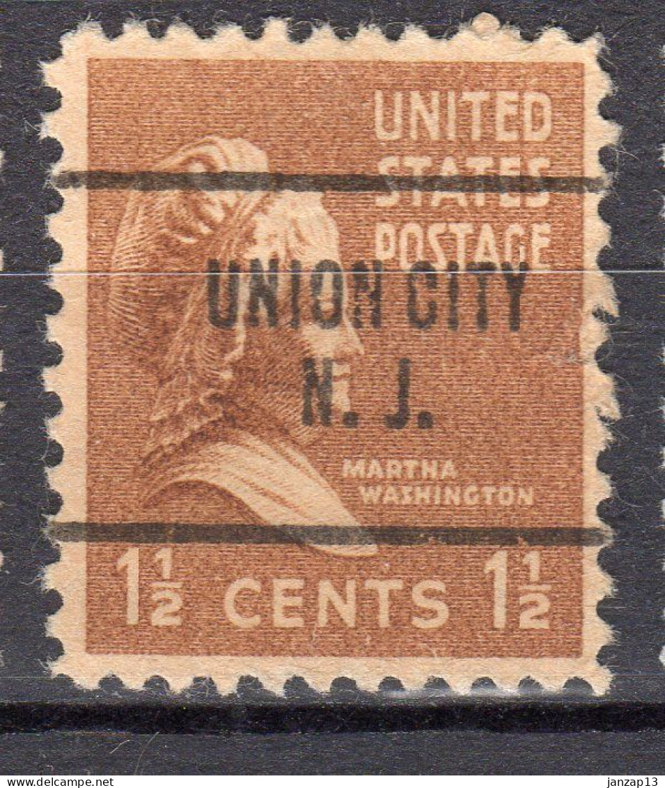 NJ-704; USA Precancel/Vorausentwertung/Preo; UNION CITY (NJ), Type 704 - Precancels