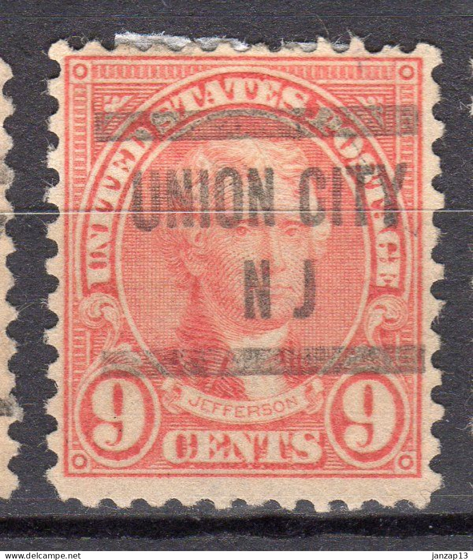 NJ-703; USA Precancel/Vorausentwertung/Preo; UNION CITY (NJ), Type 577 - Precancels