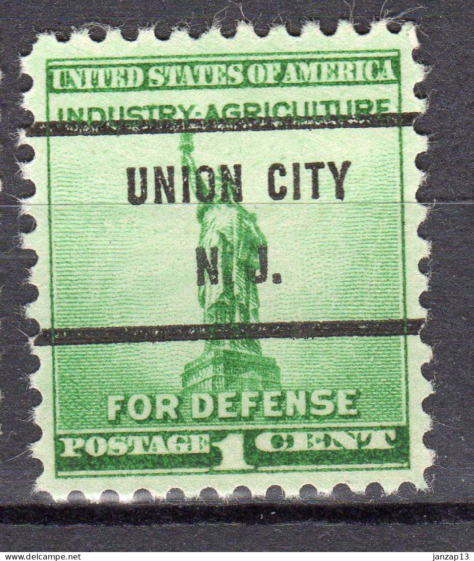 NJ-701; USA Precancel/Vorausentwertung/Preo; UNION CITY (NJ), Type 71 - Voorafgestempeld