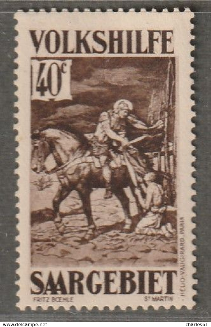 SARRE - N°148 * (1932) Série : Au Profit Des Oeuvres Populaires. - Unused Stamps