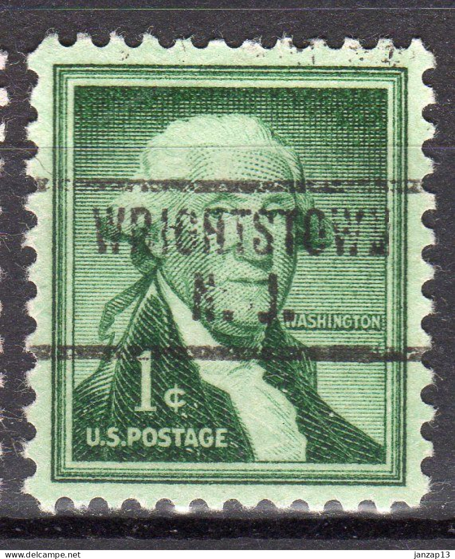 NJ-766; USA Precancel/Vorausentwertung/Preo; WRIGHTSTOWN (NJ), Type 734 - Vorausentwertungen