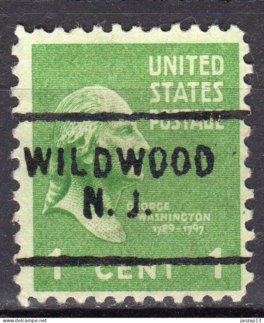 NJ-754; USA Precancel/Vorausentwertung/Preo; WILDWOOD (NJ), Type 703 - Voorafgestempeld