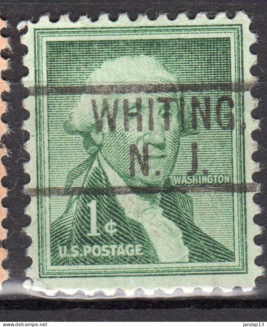 NJ-753; USA Precancel/Vorausentwertung/Preo; WHITING (NJ), Type 802 - Precancels