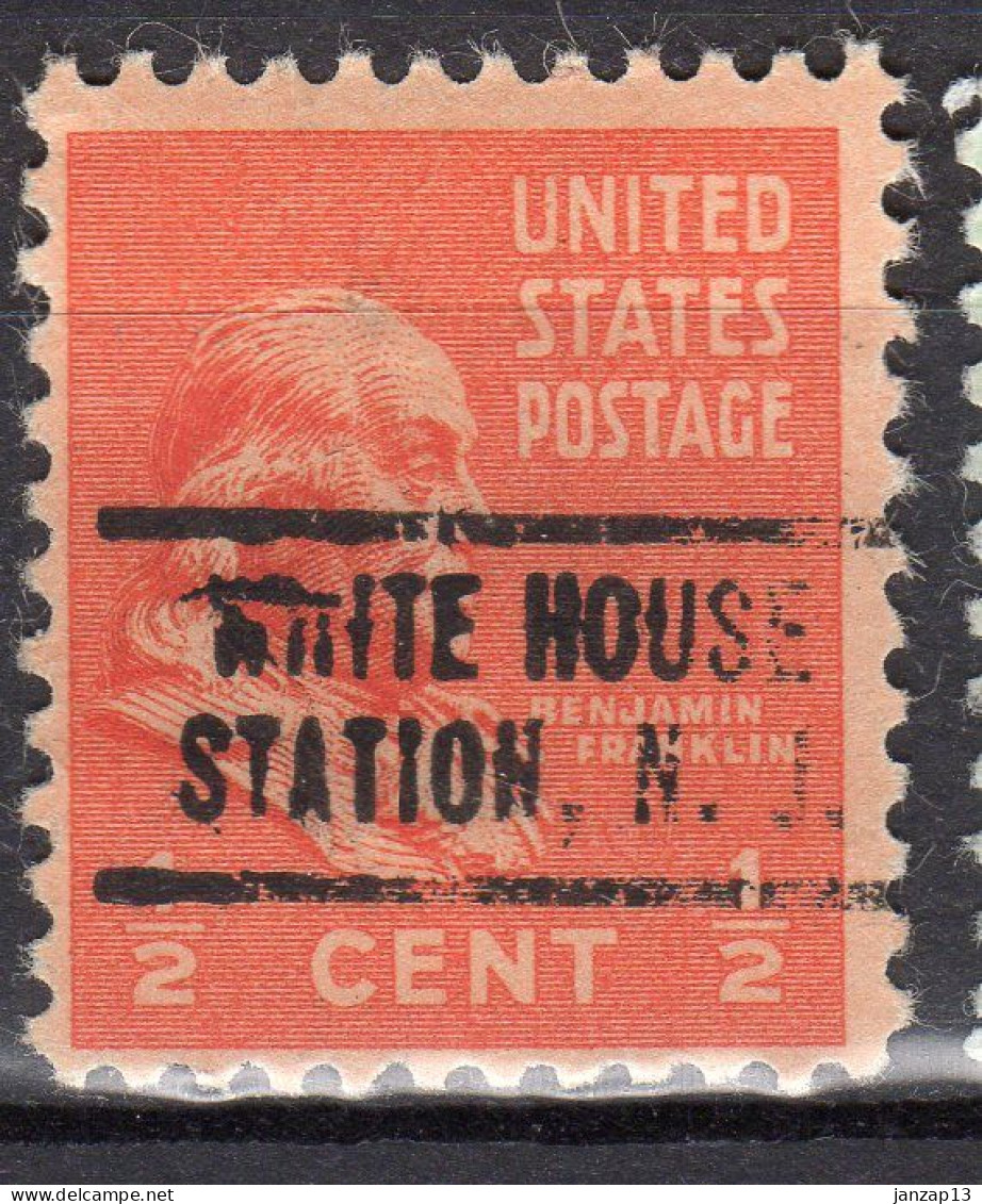 NJ-752; USA Precancel/Vorausentwertung/Preo; WHITE HOUSE STATION (NJ), Type 736 - Préoblitérés