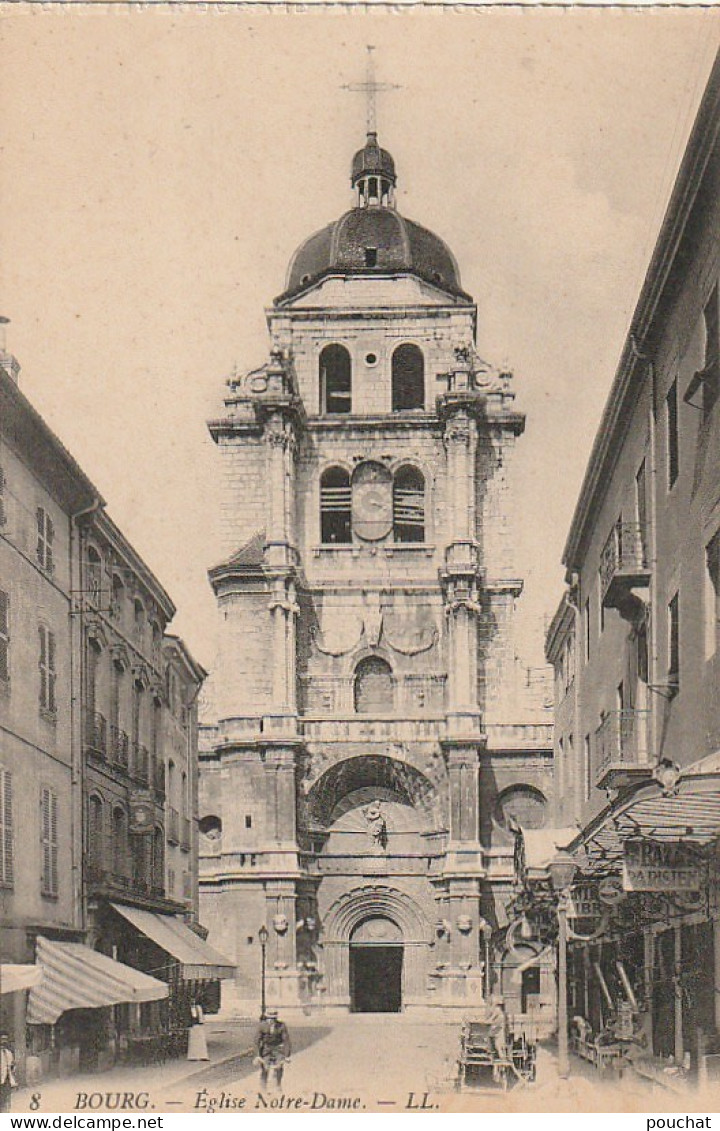 AA+ -(01) BOURG - EGLISE NOTRE DAME - ANIMATION - BAZAR PARISIEN - Brou - Kirche