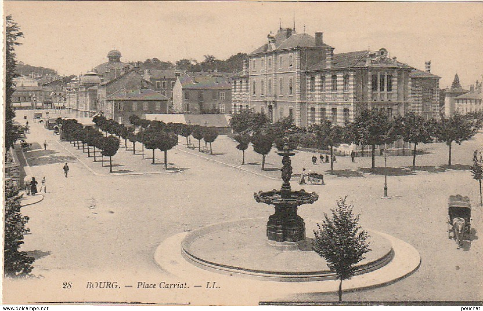 AA+ -(01) BOURG - PLACE CARRIAT - VUE GENERALE - Autres & Non Classés